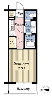 HF草加レジデンス【1階】の間取り