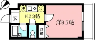 メイフェアフラット【4階】の間取り