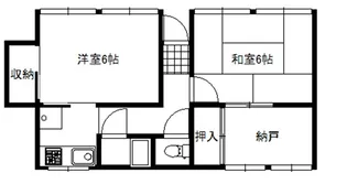 あけぼの荘【1階】の間取り