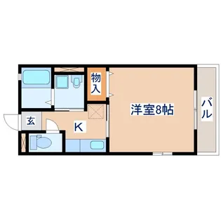 宮城県岩沼市阿武隈2【アパート】の間取り