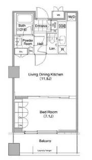 コンフォリア東池袋WEST【13階】の間取り