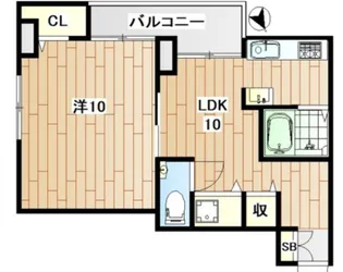 アヴニールグレイス【6階】の間取り