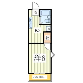 リベール我孫子【2階】の間取り