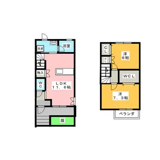 愛知県名古屋市名東区本郷3【一戸建】の間取り