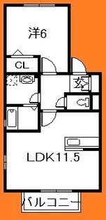 千葉県船橋市印内1【アパート】の間取り