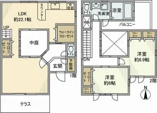 神奈川県海老名市東柏ケ谷4【一戸建】の間取り