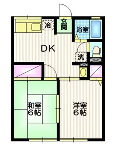 シティハイム エスポワールA【1階】の間取り