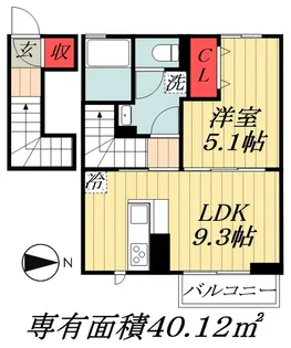 千葉県浦安市堀江4【アパート】の間取り