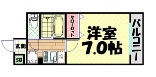 ルミエール花園【4階】の間取り