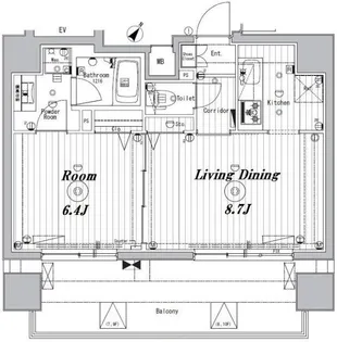 東京都文京区大塚4【マンション】の間取り