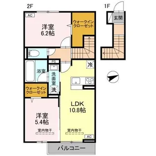 リンクベース2【2階】の間取り