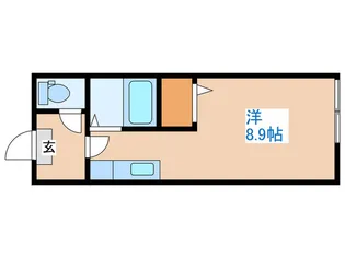 シャーメゾンリブレ八軒【1階】の間取り