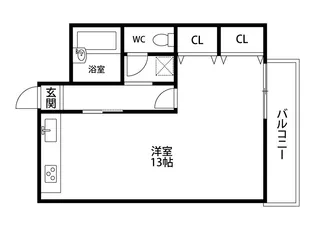 レオハイム田口【3階】の間取り