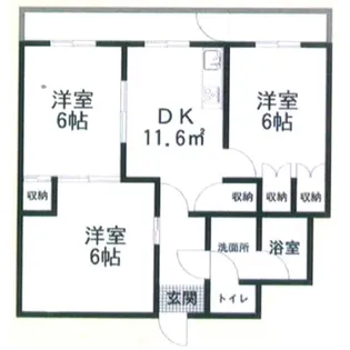 ノーベルウジタ【5階】の間取り