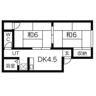 タウニィみどり【2階】の間取り