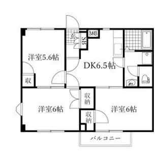 グリーンハイツ【1階】の間取り