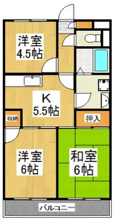 セプドール田村【3階】の間取り