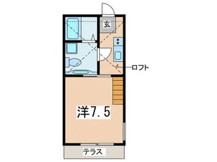 パークテラスあざみ野【1階】の間取り