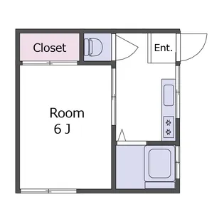 エマハウス南台【1階】の間取り