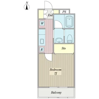 ラ・クレアール【2階】の間取り
