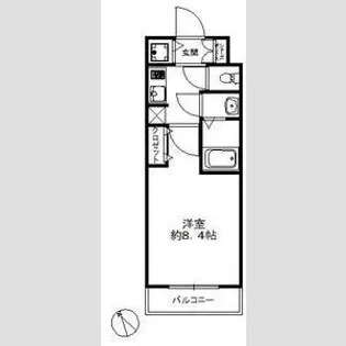 スワンズシティ堂島川【3階】の間取り