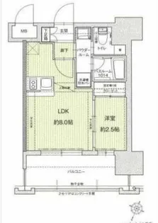 ドゥーエ赤坂【2階】の間取り