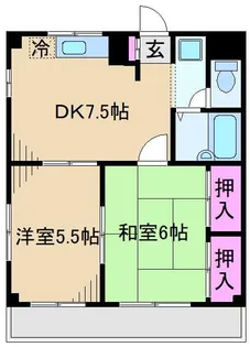 エステートピアMI【3階】の間取り