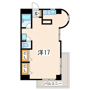 アローハイム紺屋【8階】の間取り