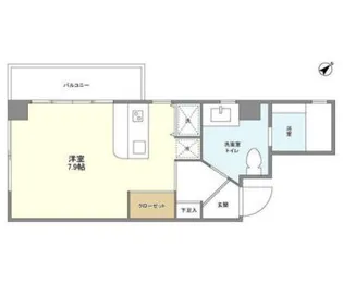 PATH代々木上原【2階】の間取り