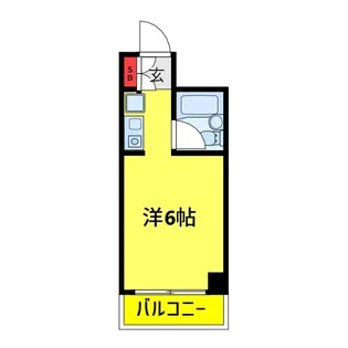 藤和シティースクエア【5階】の間取り