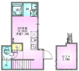 VILLEST 上石神井【2階】の間取り