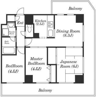クリオ相武台弐番館【5階】の間取り