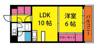 マドンナTOWN RITZ(自社物件につき敷 ・ 礼 ・仲介料無し★)【8階】の間取り