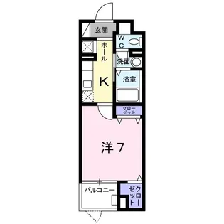 メゾンドフルール【5階】の間取り