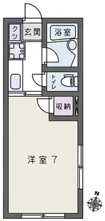 リバーストーン駒場【2階】の間取り