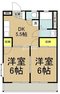 ビューハイツ司【3階】の間取り