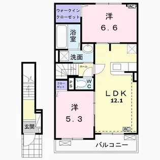 フィオーレ【2階】の間取り