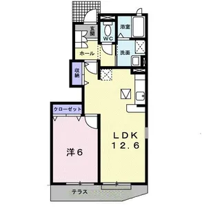 エトワール I【1階】の間取り