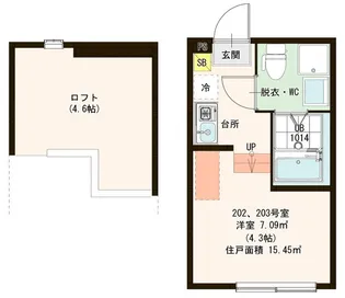 レガーミ【2階】の間取り