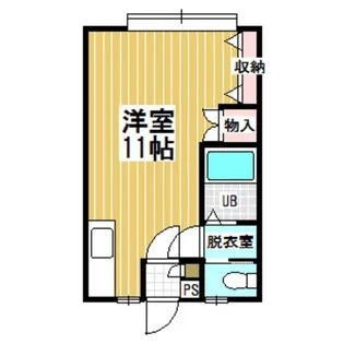 クローバーコート【1階】の間取り