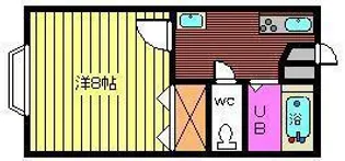 ヤングリーフ【2階】の間取り