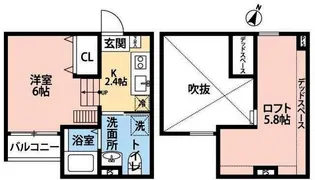 メルヴェイユ【2階】の間取り