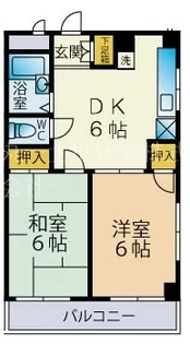 フラット矢作【3階】の間取り