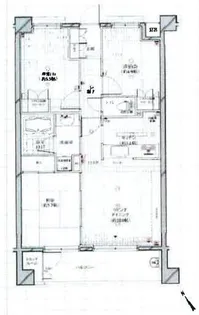 セントヒルズ西船橋【3階】の間取り
