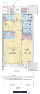 プレサンス新栄ユリシス【5階】の間取り