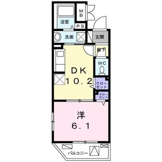 カーサ・クアドリフォリオ【3階】の間取り