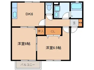 リザハウスA【1階】の間取り