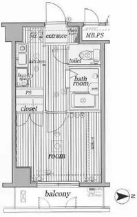 サンテミリオン芦花公園【5階】の間取り