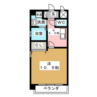 アルスこんどう【1階】の間取り
