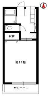 ハイムぱれっと【2階】の間取り